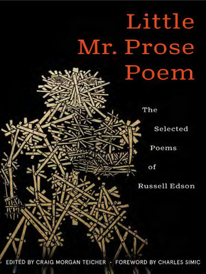 cover image of Little Mr. Prose Poem